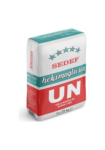 Hekimoğlu Un Sedef Unlu Mamüller Buğday Unu 25 KG