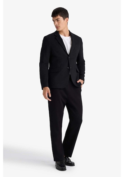 Defacto Regular Fit Beli Bağcıklı Düz Paça Eşofman Altı E7829ax25aubk81 Siyah