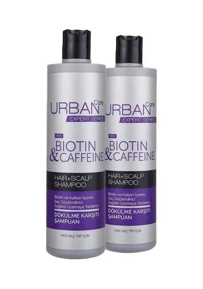 Urban Care Expert Biotin & Kafein Şampuan 350 Ml X 2 Tüm Saçlar