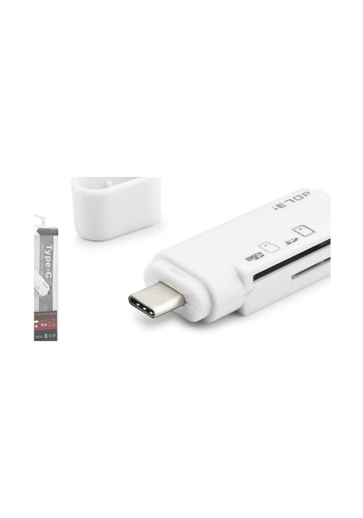Type-c 3.2 Gen1 Kart Okuyucu Sd Microsd 5 Gbps Beyaz Tc301 Evimdeyokyok