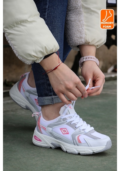 Vojo New 530 Memory Taban Hafif Unisex Sneaker Spor Ayakkabı 267800001375 66 Pudra