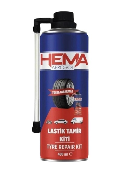 Lastik Tamir Kiti Sprey 400 Ml Acil Patlak Lastik Onarıcı Şişirici Köpük