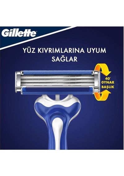Gillette Blue3 Comfort Kullan At Tıraş Bıçağı 6'lı