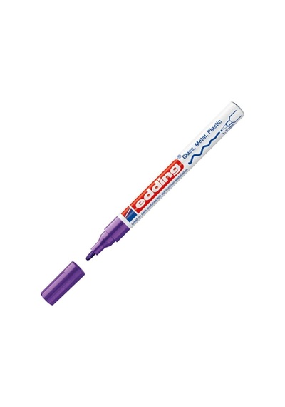 751 Markör Boya Dekor Kalemi 1-2 Mm Mor Yuvarlak Uçlu 10 Lu Kutu