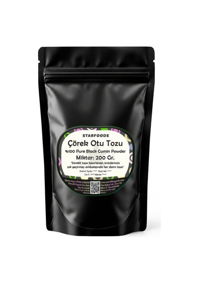 Çörekotu Tozu 200 G + Keten Tohumu Tozu 200 G