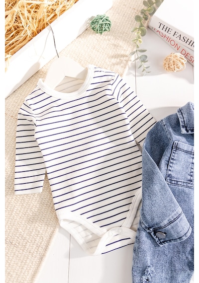 Denim 2'li Erkek Bebek Kot Tulum mavi