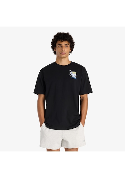New Balance Fish And Chips Erkek Siyah T-shirt Mt61ı5bm-bk