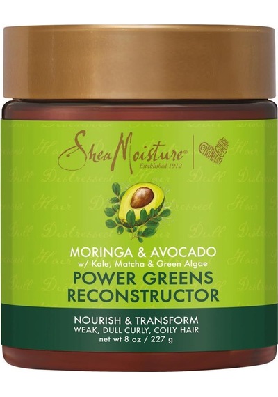Shea Moisture Power Greens Moringa ve Avokado Yağlı Yeniden Yapılandırıcı Saç Kremi 237ML