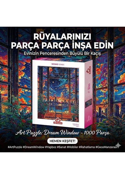 Hayal Penceresi 1000 Parça Puzzle Standart