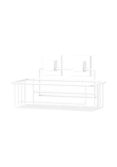 Teknotel Easyfıx Yapışkanlı Tek Katlı Banyo Rafı Beyaz Ef254 Beyaz