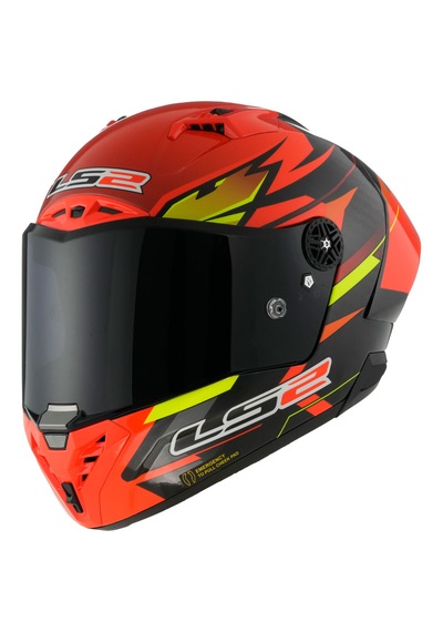 Ls2 Thunder Karbon Gp Aero Fıre Full Face Motosiklet Kaskı Kırmızı -  Siyah