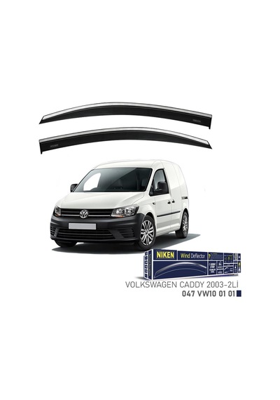 Volkswagen Caddy Niken Kromlu Cam Rüzgarlığı 2li 2003-2019