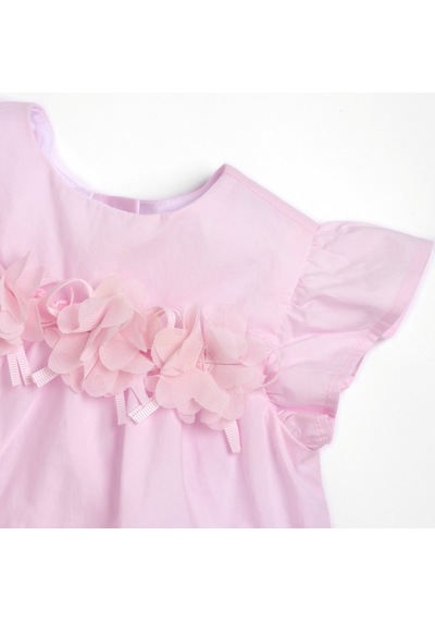 Chicco Kız Bebek Kısa Kollu Elbise 09101844000000 000011 Pembe