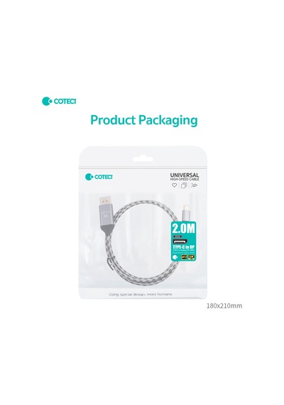 Type-c To Displayport Kablo 8k 60hz 4k 144hz Dp 1.4 Thunderbolt Uyumlu Görüntü Aktarıcı 2 Metre
