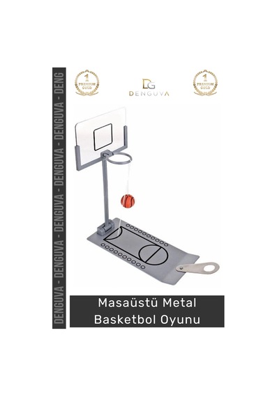Oyuncak Hediyelik Ofis Katlanabilir Akrilik Pota Şık Kompakt Sağlam Masaüstü Metal Basketbol Oyunu