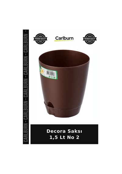 Özel Seri Decora Saksı 1,5 Lt No 2 Hediyelik Bicim Yetişkin