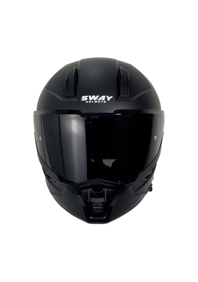 Sway SW 868 Tam Kapalı Motosiklet Kaskı Mat Siyah