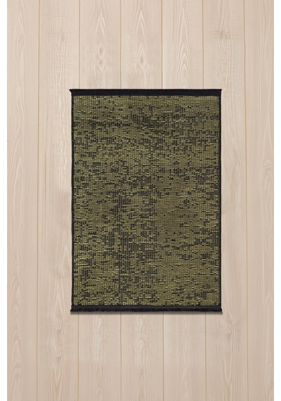 Rothi Pamuklu Kaymaz Taban Yeşil Banyo Paspası 60x100 Yıkanabilir Modern Şönil