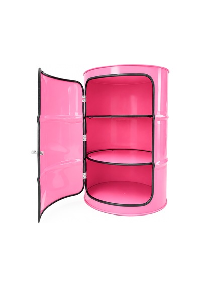 Metal Varil Dolap Pembe Metal Varil Dolap Pembe