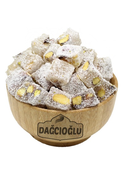 Dağcıoğlu Çifte Kavrulmuş Antep Fıstıklı Lokum 1 KG
