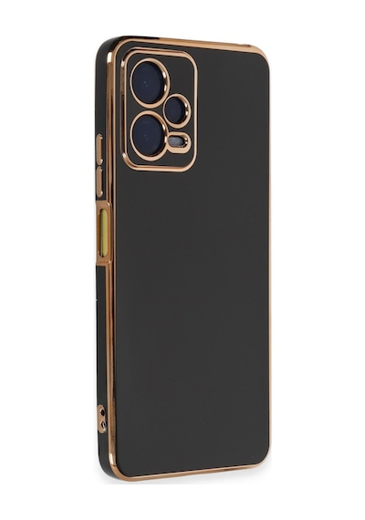 Xiaomi Redmi Note 12 Pro 5g Uyumlu Kılıf Volet Silikon - Siyah