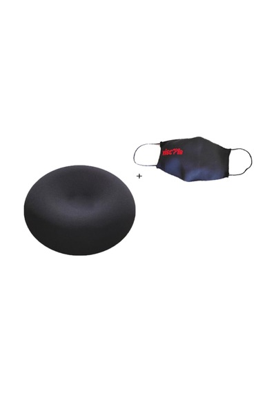 Viscoli Nano Yıkanabilir Maske + Yuvarlak Oturma Simidi Siyah