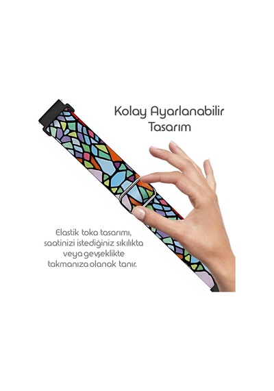 Bahar Serisi 18mm Esnek Kumaş Kordon Huawei İle Uyumlu Gt5 41mm/gt5 Pro 42mm/gt4 41mm İçin Terleme Karşıtı Nefes Alabilen Bileğe Göre Ayarlanabilen Elastik Kayış Çok Renkli