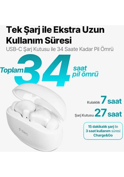 Airbeat Switch Enc Gerçek Kablosuz Tws Bluetooth Kulaklık 2km152b