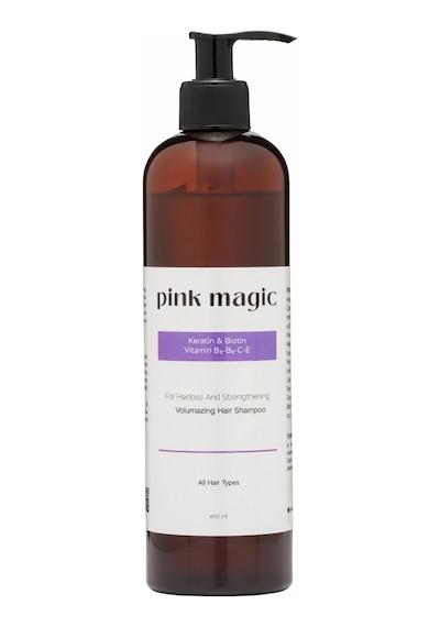 Pink Magic Keratin & Biotin Saç Dökülmesine Karşı Güçlendirici Bakım Şampuanı 400 ML