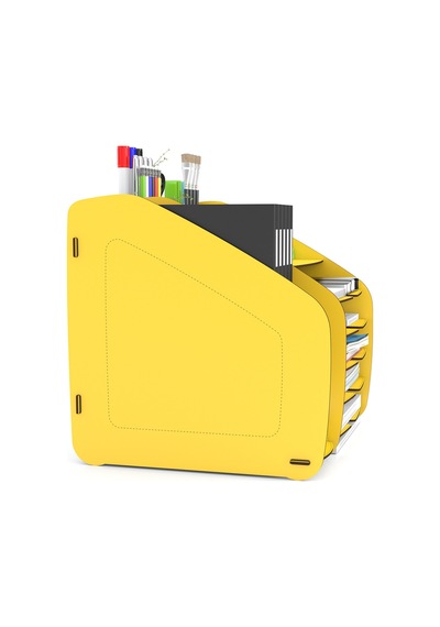 Fx-xl Modest - 6 Renk - A4 Evrak Rafı Masaüstü Organizer Sarı - 39484074 Sarı