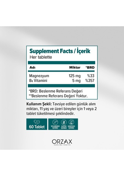 Magnezyum Complex 60 Tablet