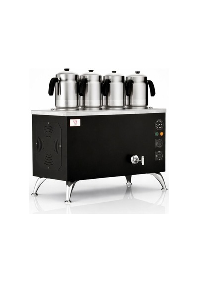 Anka Elektrikli Black Pro Compact Smart 4 Demlikli 40 Litre Çay Makinesi 220v