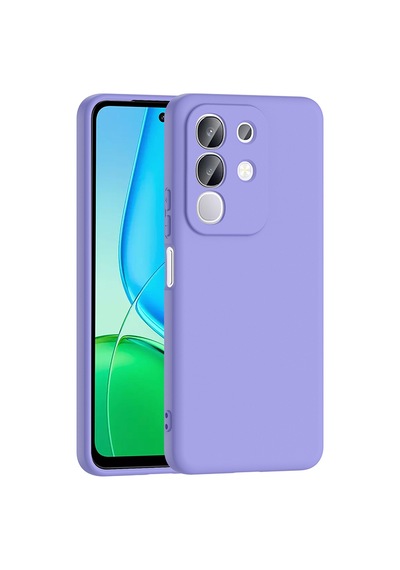 Kilifone - Vivo Y29 4g Uyumlu Kılıf Esnek Koruyucu Mara Lansman Kapak - Lila - T37824