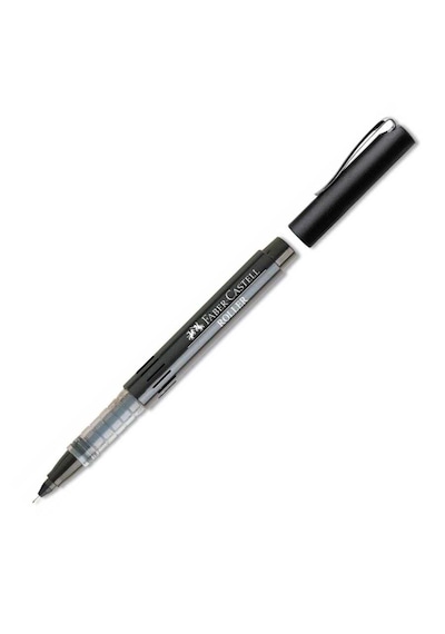 Faber Castell İğne Uçlu Roller Kalem 0.5 Siyah 10'lu Set