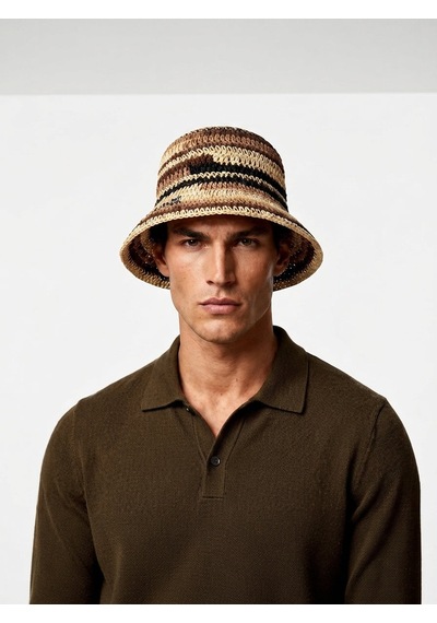 Brandsmiths Nomad Stripe Dark Hat Sarı