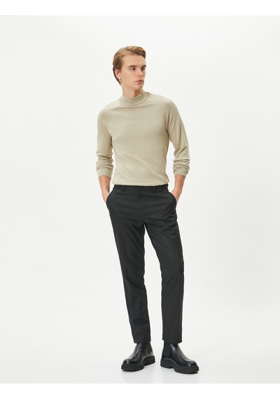 Koton Yarım Balıkçı Yaka Kazak Slim Fit Triko Uzun Kollu Bej 4wam70120ht 4WAM70120HT057 Ekru Koton Yarım Balıkçı Yaka Kazak Slim Fit Triko Uzun Kollu Bej 4wam70120ht 4WAM70120HT057 Ekru