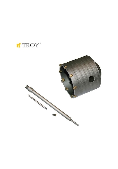 Troy 27468 Elmas Beton Panç 80mm + Adaptör 400mm