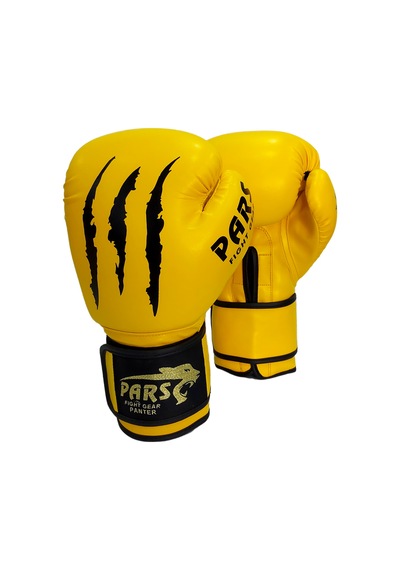 Pars Panter Boks Kick Boks Muay Thai Eldiveni Sarı