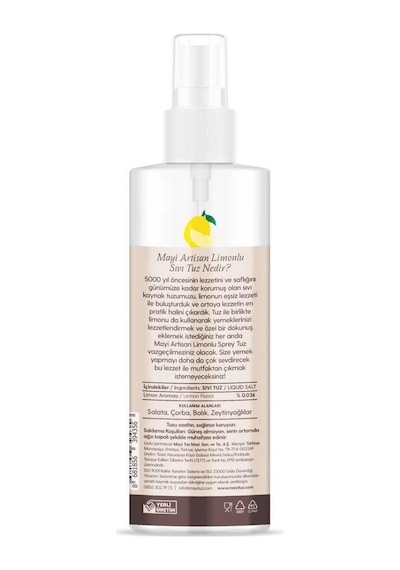 Mayi Limonlu Sıvı Tuz 150 Ml E