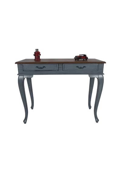 Masifart Ceviz Eskitme Tablalı Dresuar Gri 100 Cm Eskitme Patina Gri