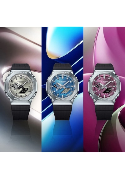 Casio Gbm-2100a-4bdr Kol Saati Metalik
