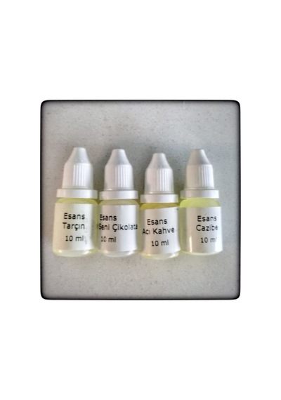 İthal Mum Esansı 4 Lü Set 10 Ml Mum Yapımı İçin Koku Esansı Beyaz