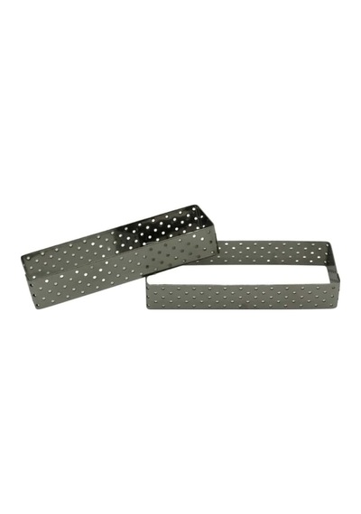 Dinç Kitchen Delikli Tart Kalıbı Dikdörtgen-5 Ad-14x4x2 Cm Diğer