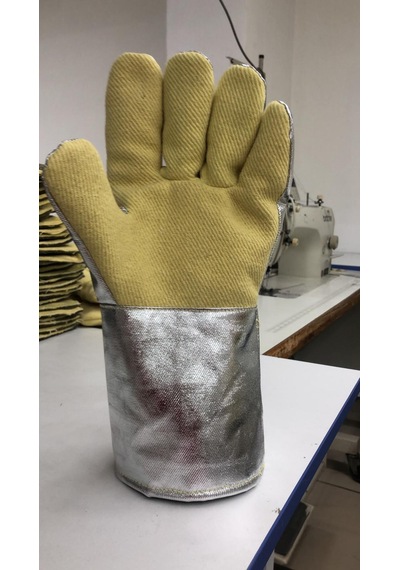 Yüksek Isıya Dayanıklı Alüminize Kevlar Eldiven