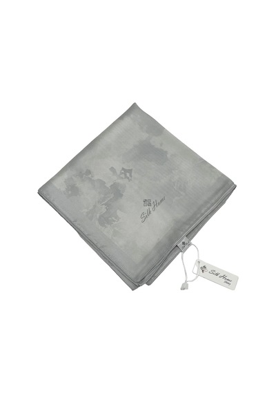 Silk Home Desenli Shiny Eşarp - 8647 - Açık Gümüş Açık Gümüş