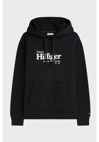Tommy Hilfiger Pamuklu Regular Fit Kapüşonlu Sweat Erkek Sweat Mw0mw43223 Bds Siyah