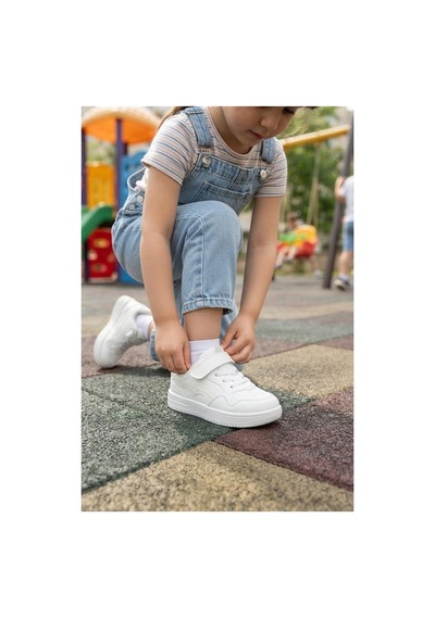 Cool Shark Ptk Beyaz Unisex Çocuk Spor Ayakkabı