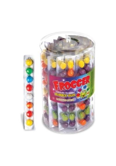 Frogger 8'li Top Meyveli Sakız 42'li Set