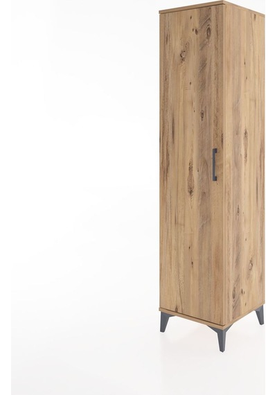 Hyperion Dolap 4 Raflı Tek Kapaklı 44x44x182 Çam-çam Çam