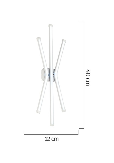 Estela Beyaz 25 Watt Modern Tasarım Banyo Koridor Ledli Salon Apl Beyaz